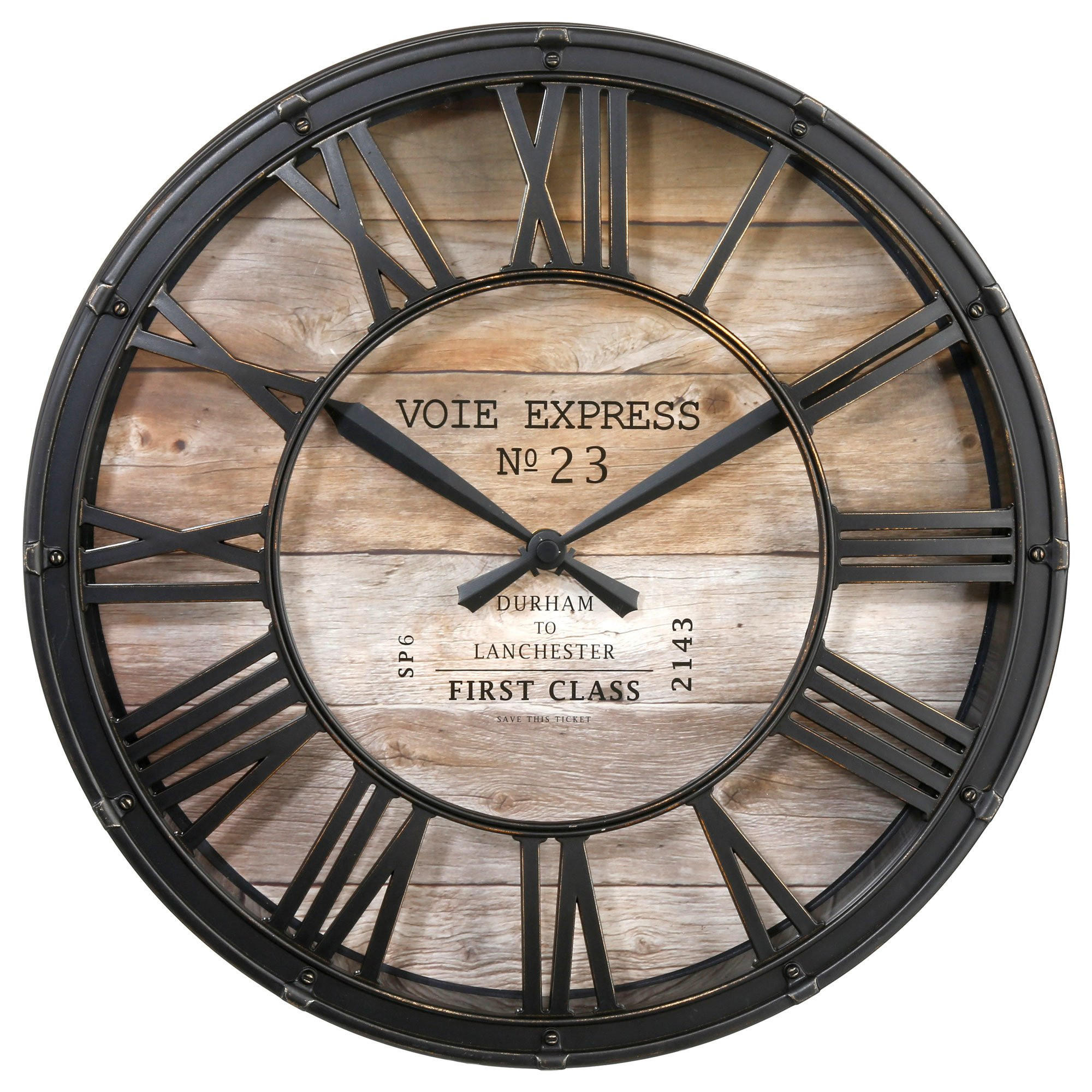 Atmosphera Createur d´interieur Wanduhr Braun 39x39x39 cm