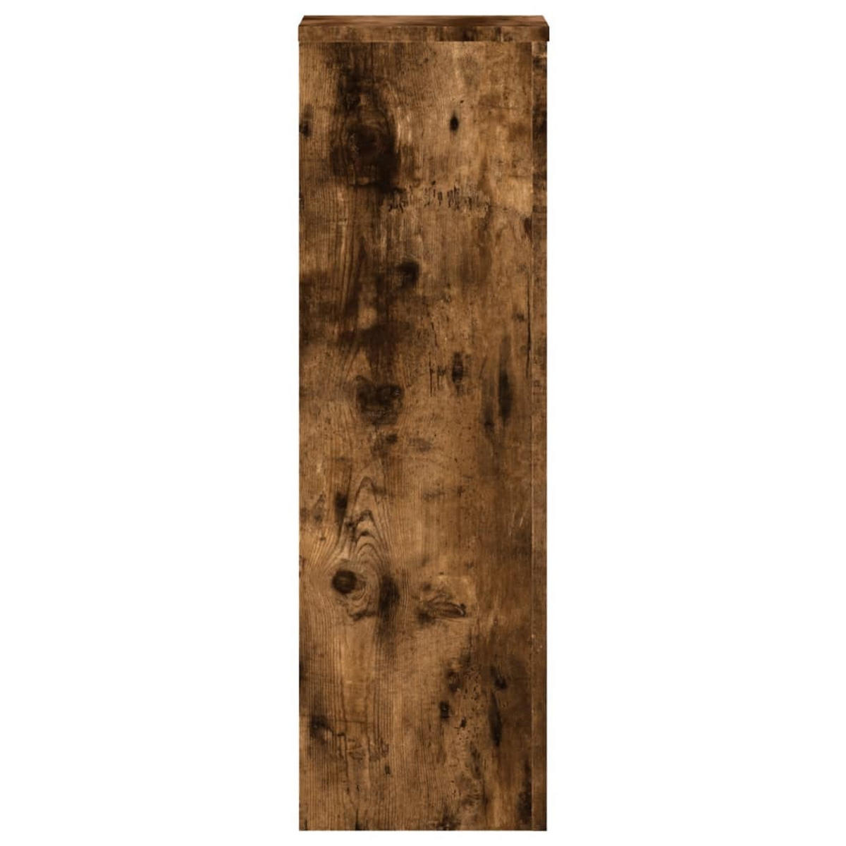 PFLANZENSTÄNDER 2er Set Räuchereiche 25/25/80 Cm Holzwerkstoff - Braun, Holzwerkstoff (25/80/25cm) - vidaXL