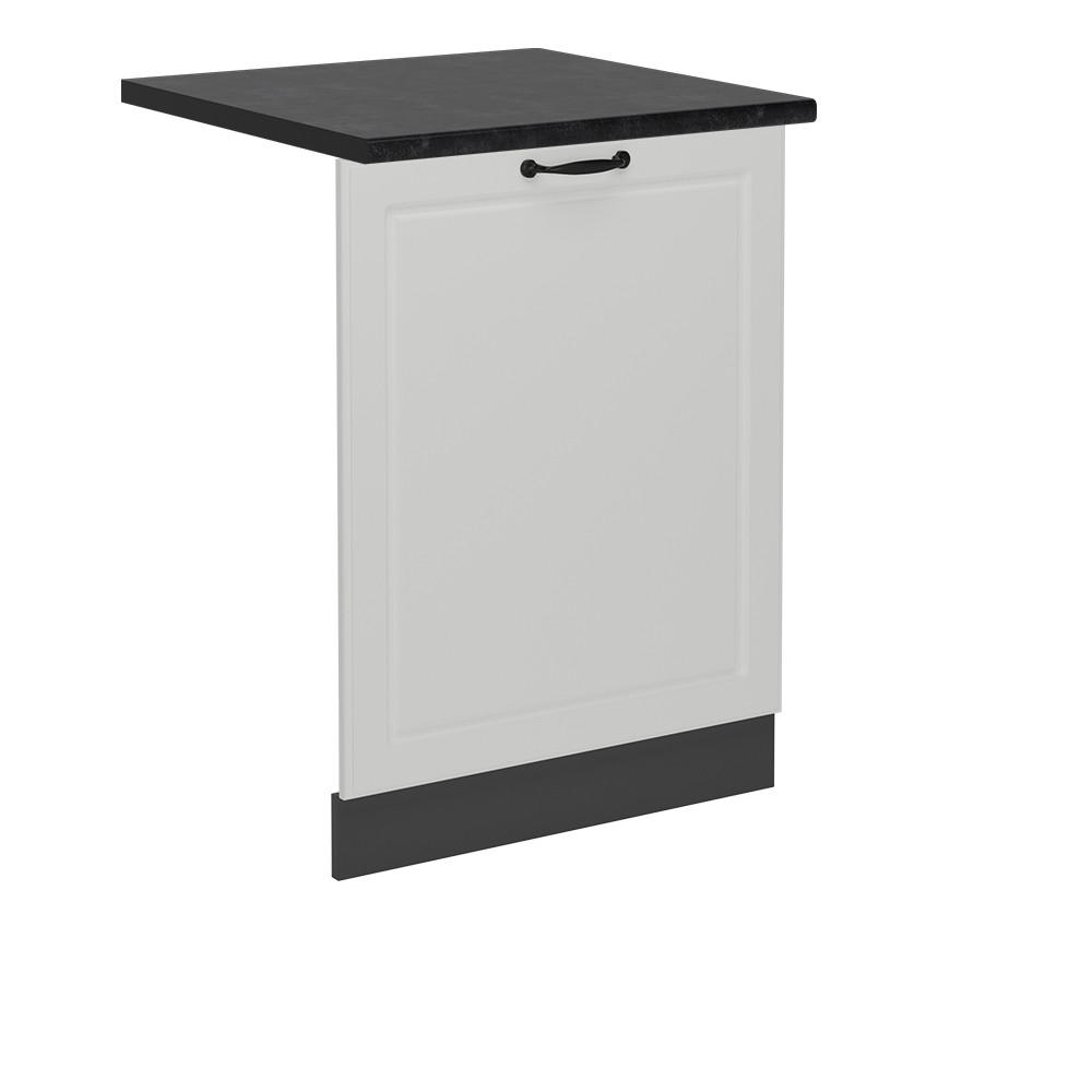 DISKMASKINENS FRONTPANEL R-Line Vitt hus p&aring; landet 60 cm , AP Antracit Vit, Antracit 81.8/60/60 cm