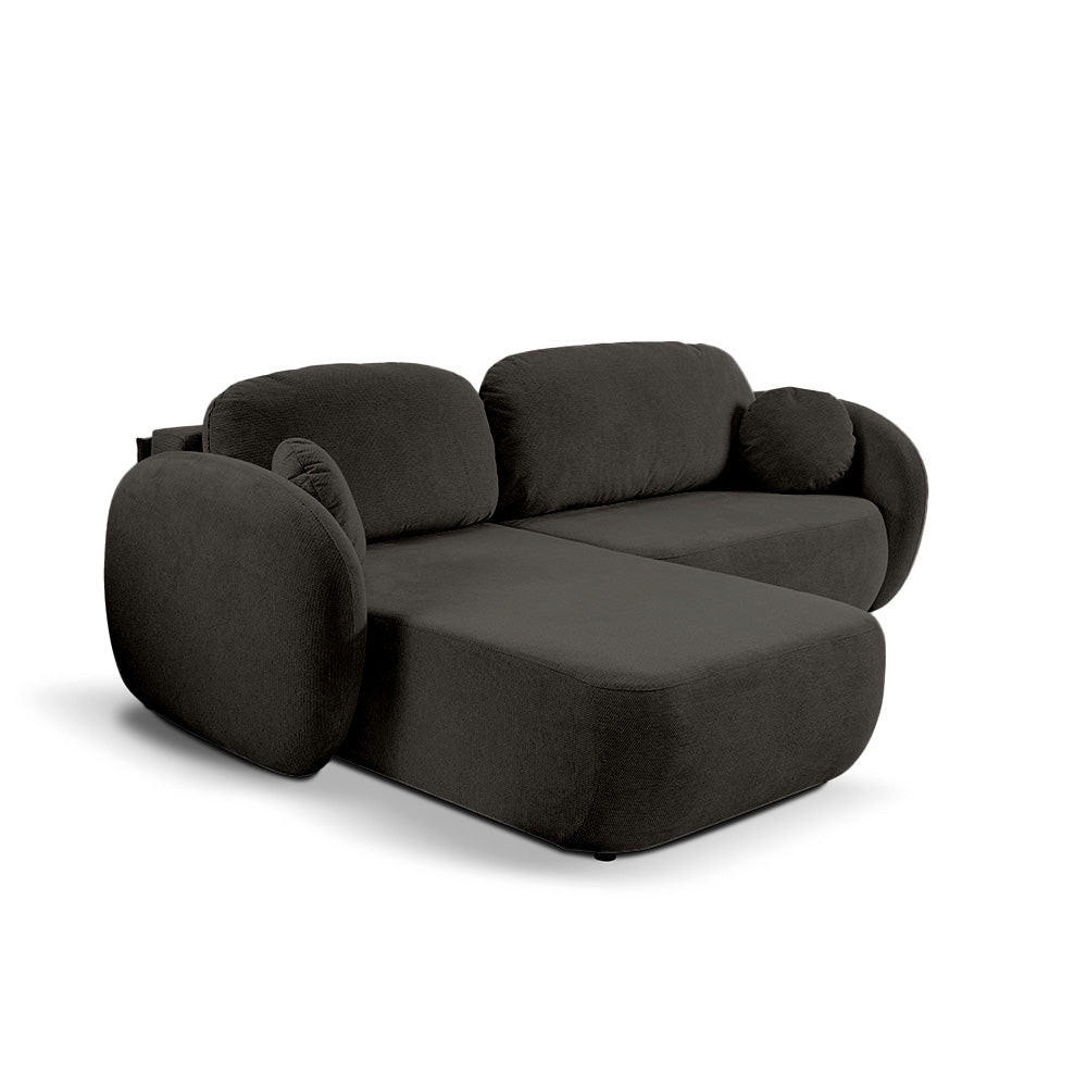 Pillovely Ecksofa Braun 248x86.5x174 cm