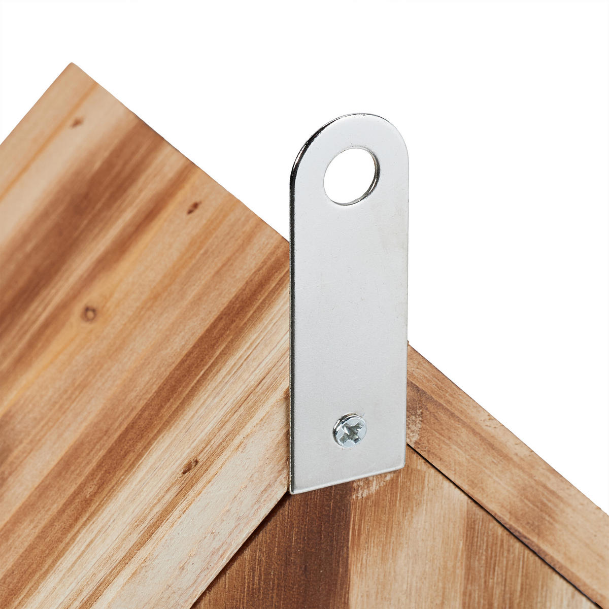 MARIENKÄFERHAUS - Hellbraun, Holz (18/23/10cm) - Relaxdays