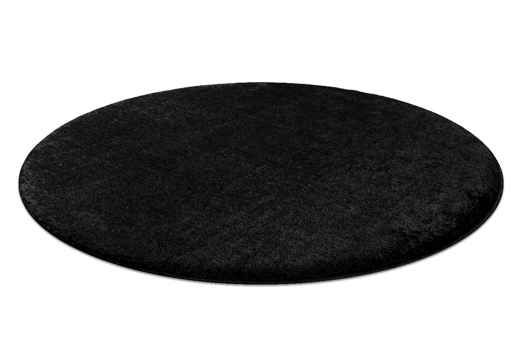 BADTEPPICH SANTA Kreis 100 cm - Schwarz, Textil (100/100cm) - rugsX
