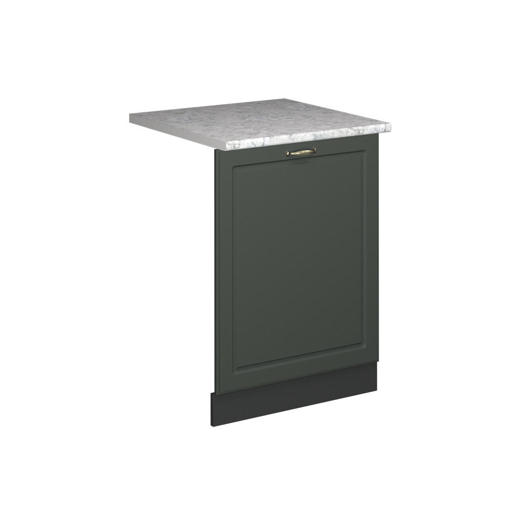 DISKMASKINENS FRONTPANEL Fame-Line Grönt och guld lanthus 60 cm , AP Marble Grön, Antracit 81.8/60/60 cm