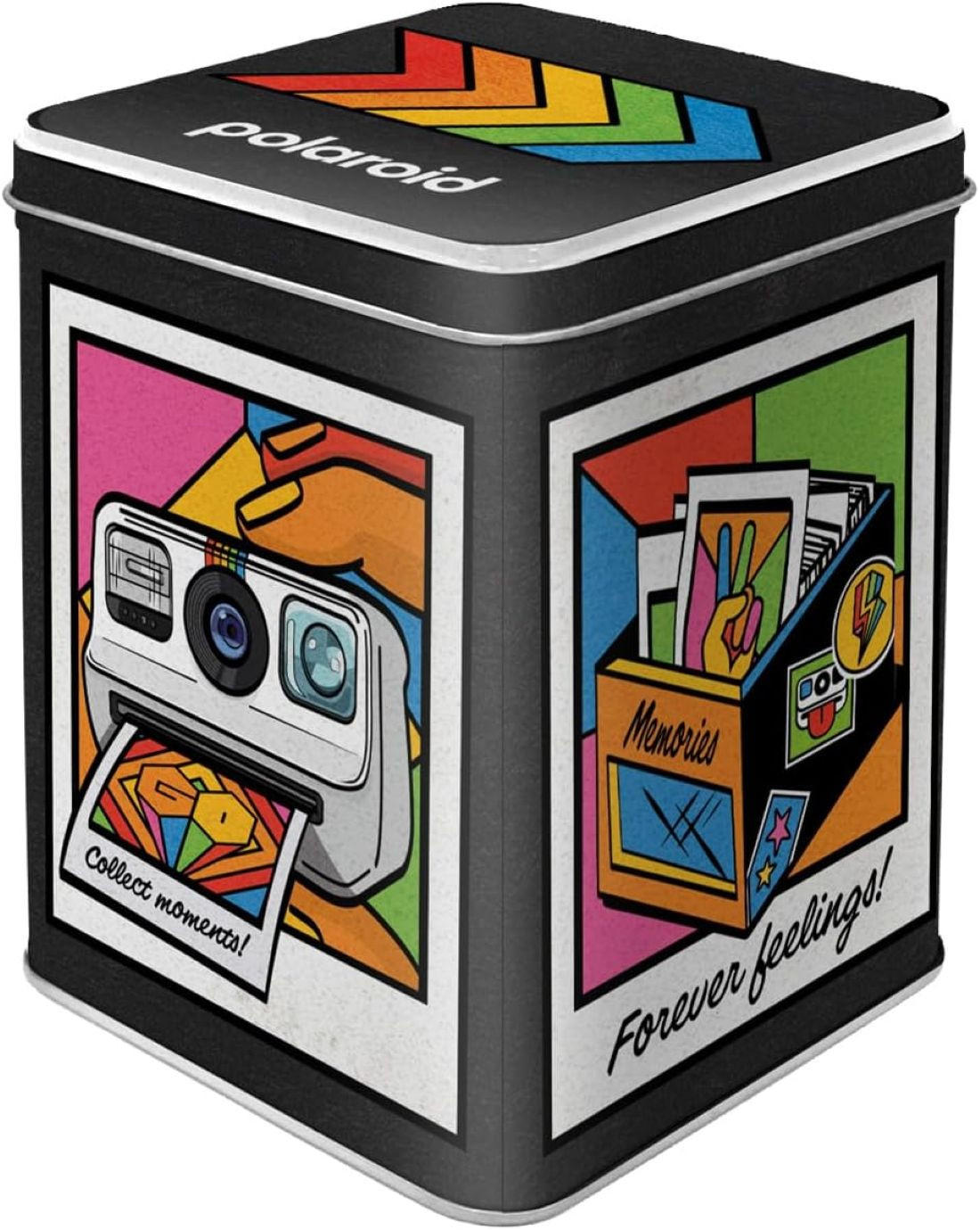 TEEDOSE Polaroid Instant Memories - Multicolor, Metall (7.5/9.5/7.5cm) - Nostalgic-Art