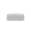 POUF Molino aus Boucle hellgrau - Hellgrau, Textil (100/36/100cm) - Micadoni