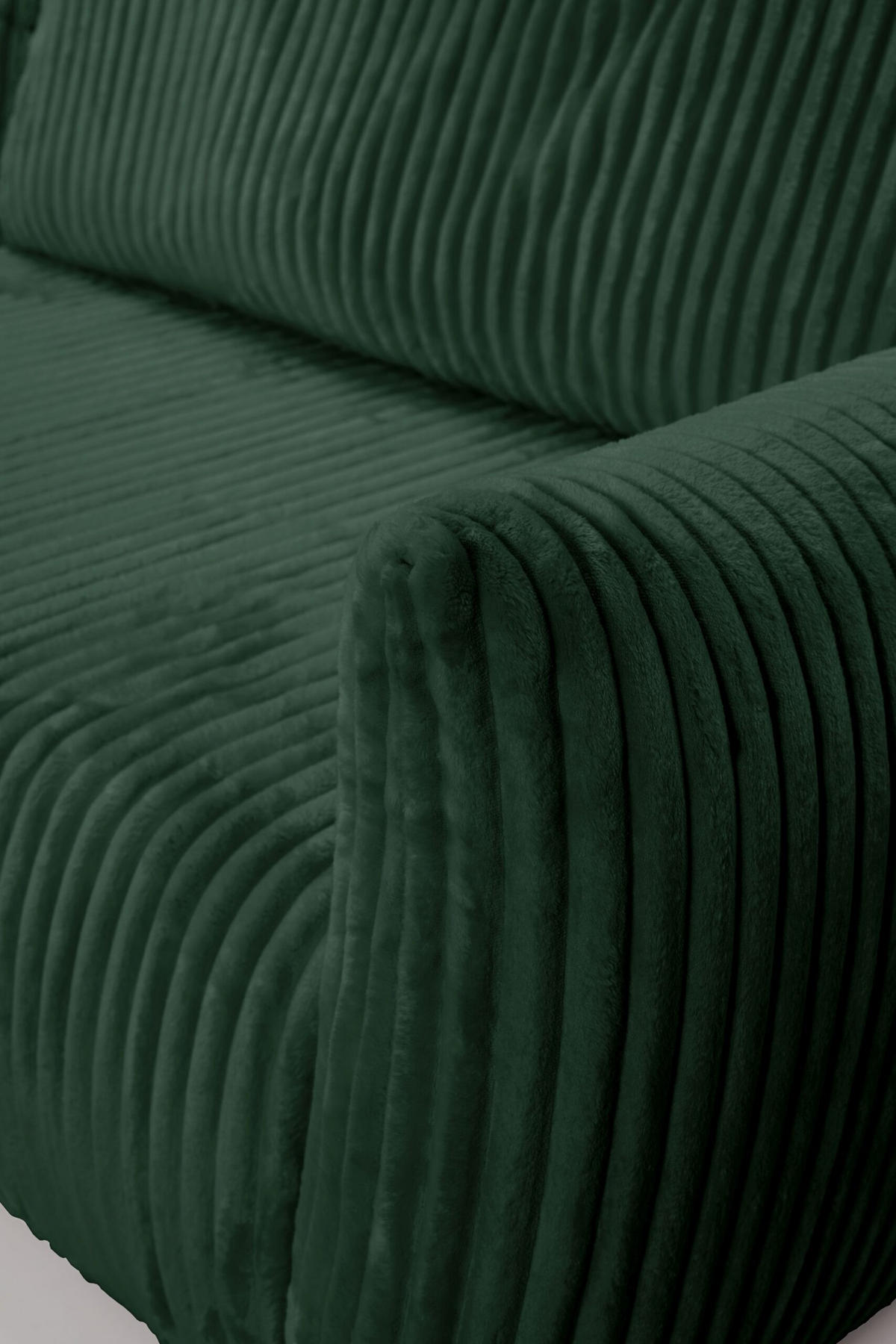ECKSOFA HALLORA - Grün (Tilia 39) - Grün, Holzwerkstoff (257/177cm) - Möblo