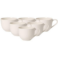 KAFFEETASSEN For Me weiß 160 ml 6er Set - Weiß, Keramik (0.16L) - Villeroy & Boch