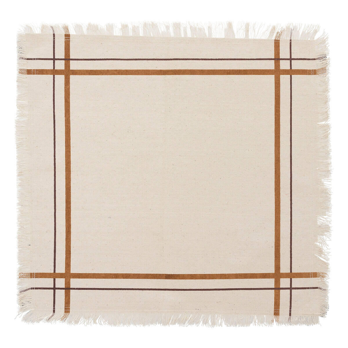 SERVIETTEN Maha 40/40 cm 2er-Set - Beige, Naturmaterialien (40/40cm) - Atmosphera Createur d´interieur