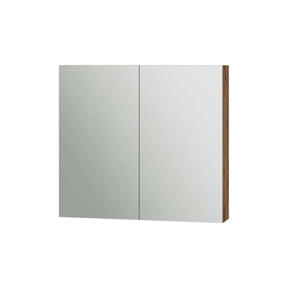 BADRUMSSPEGELSKÅP Lotta ek 79.7x73.2 cm med 2 dörrar Ekfärgad 73.2/79.7/16 cm