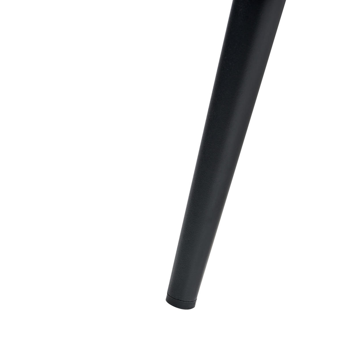 ESSZIMMERSTUHL 4er-Set Hellgrau Crandall - Hellgrau/Schwarz, Textil (44/87/53cm) - Beliani