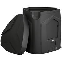 GARTENKOMPOSTER Polypropylene Schwarz - Schwarz, Kunststoff (75/78/78cm) - Outsunny