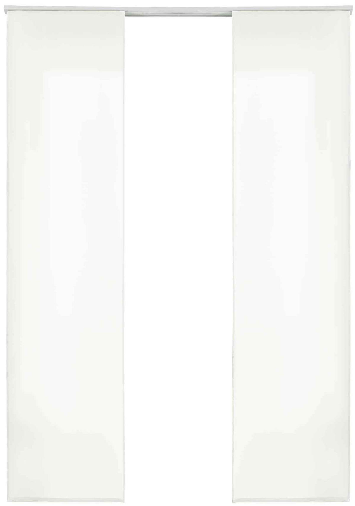 VORHANG 2ER SET HxB 245x60 cm Creme - Creme, Textil (60/245cm) - Gardinenbox
