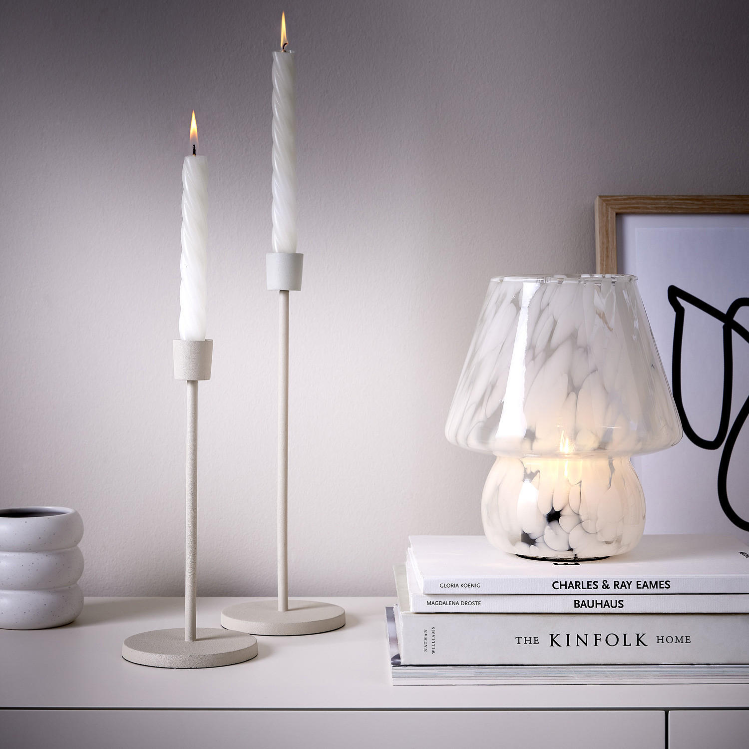 KERZENHALTER Highlight - Beige, Metall (10/30/10cm) - BUTLERS