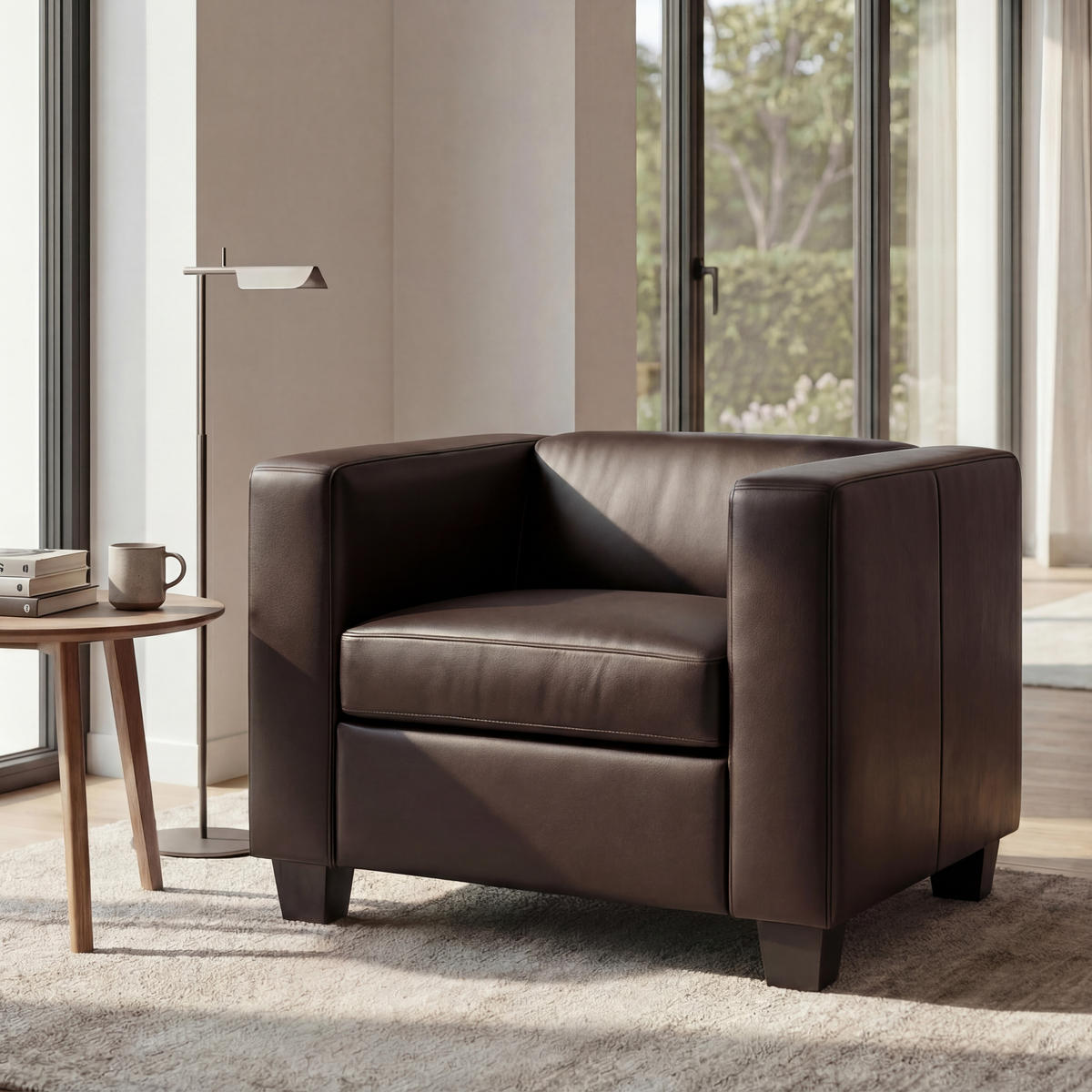 SESSEL LOUNGESESSEL Braun - Braun, Textil (86/70/75cm) - MCW