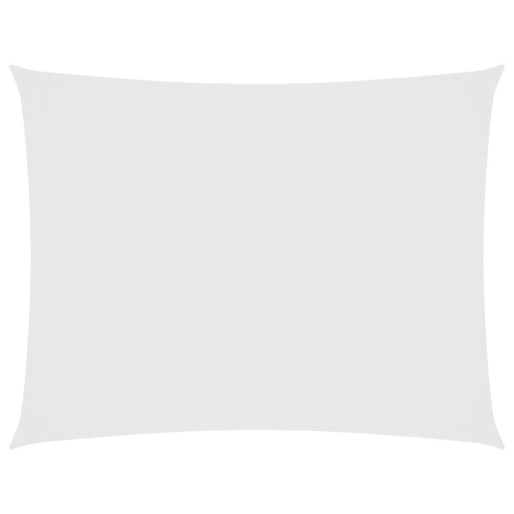 SONNENSEGEL Oxford-Gewebe Rechteckig 3x4 m Weiß - Weiß, Textil (400/300cm) - furnicato
