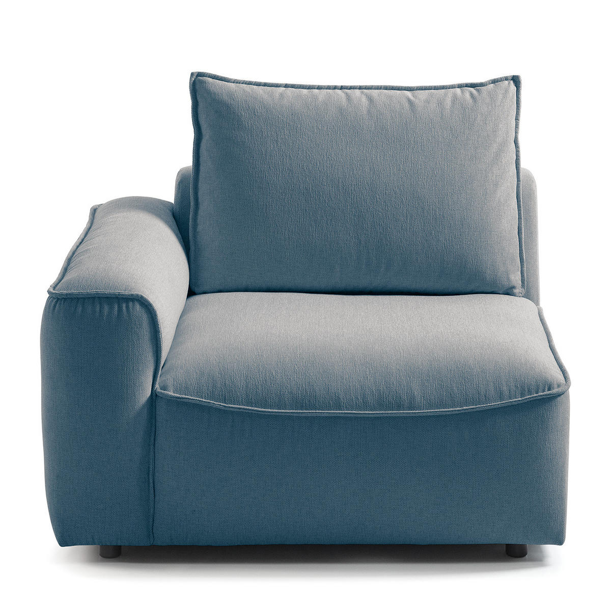 MODULSESSEL - Blau, Holz/Textil (104/82/99cm) - home24