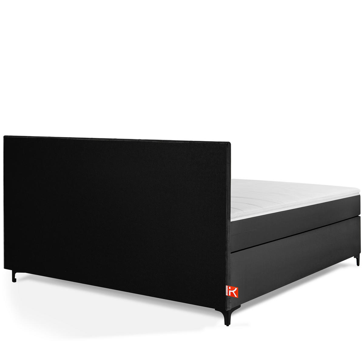 POLSTERBETT ARDEA, Anthrazit - Anthrazit/Schwarz, Holz/Holzwerkstoff (180/200cm) - KONSIMO®