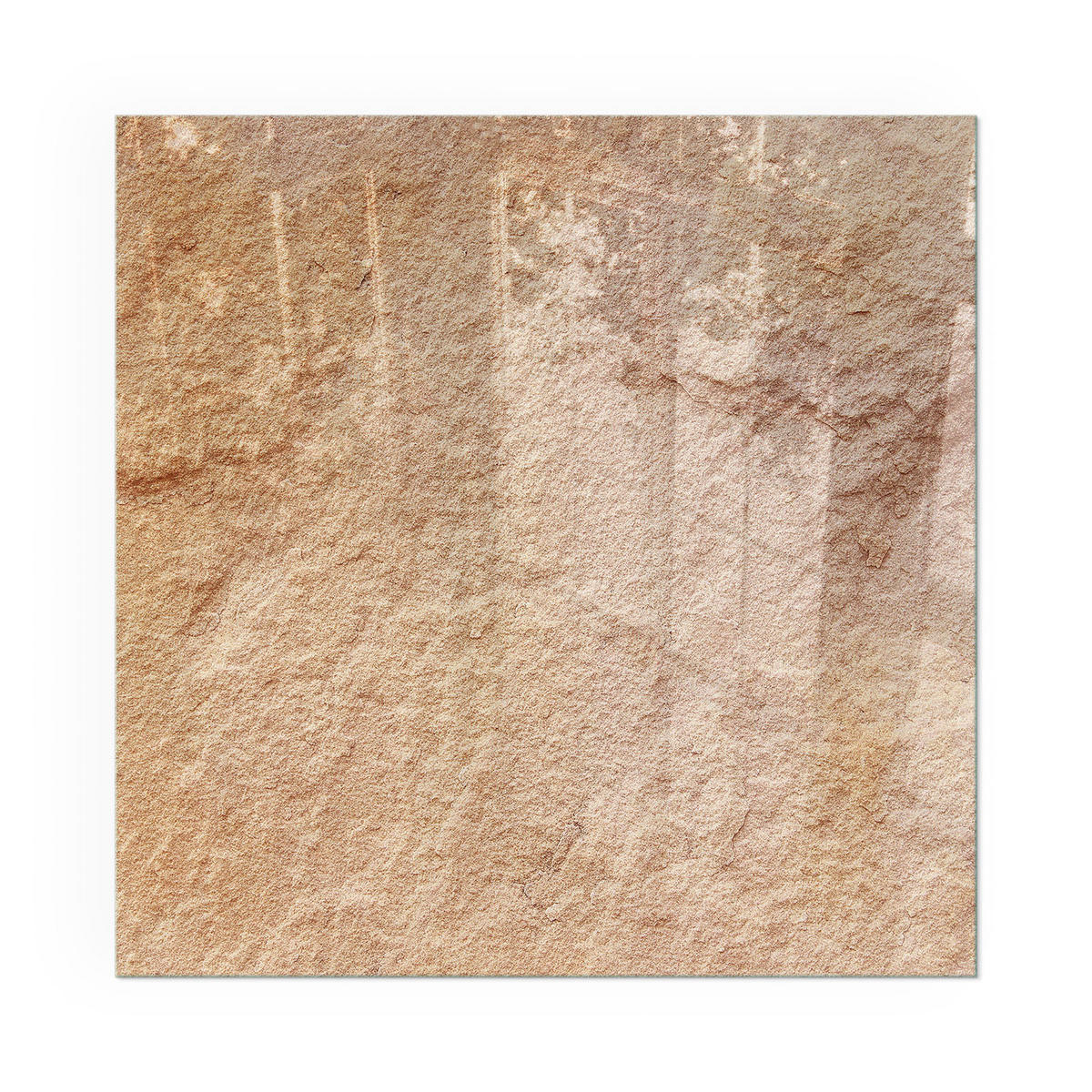 GLASPLATTE für Kamin 50x50 cm - Beige, Glas (50/50/0.4cm) - TULUP