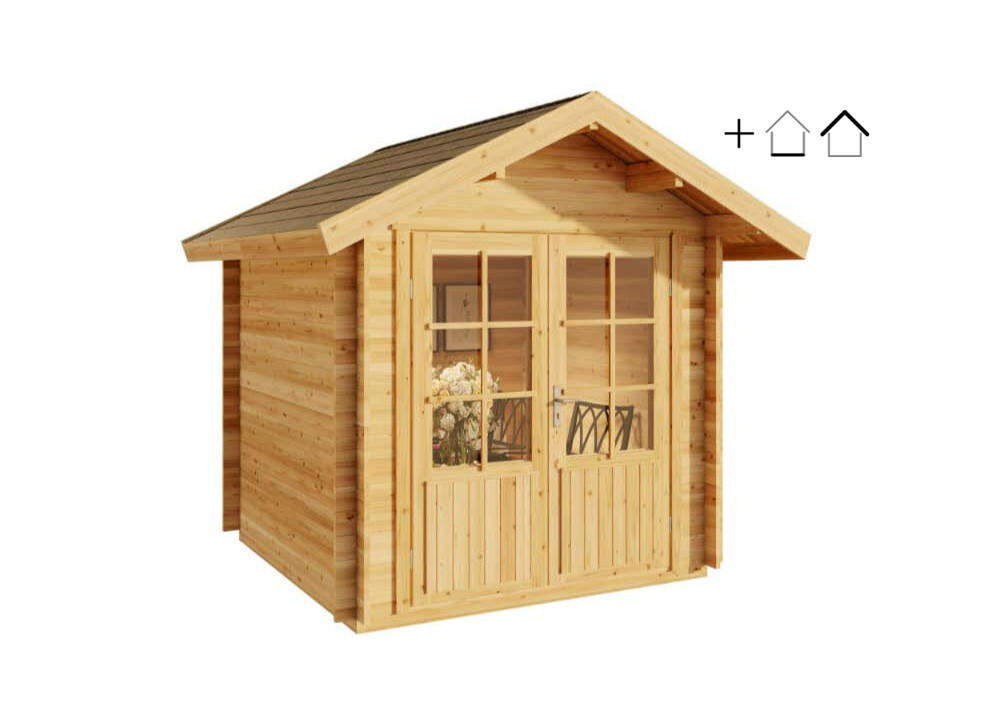 Alpholz Gartenhaus Pinien 260x245x261 cm