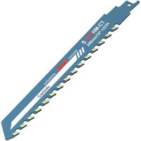 SÄGEBLATT - geeignet für Porenbeton, Ziegel, Zementplatten und Beton, 240 mm lang. - Blau, Metall (24/2.4/1cm) - DCA