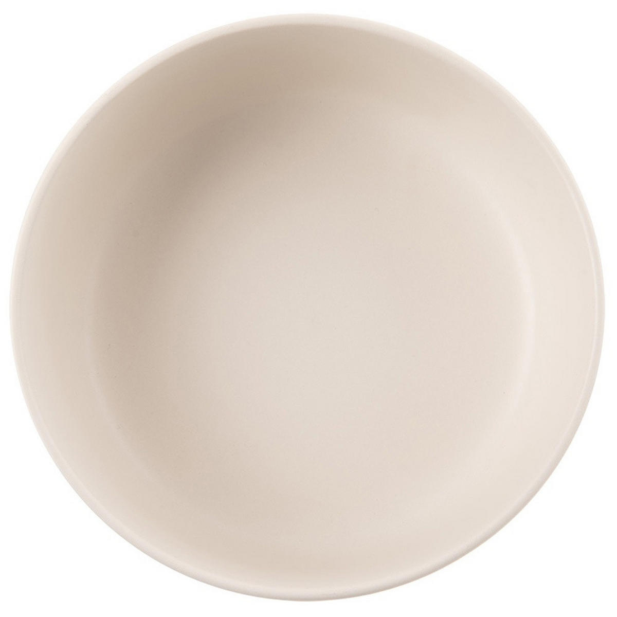 SNACKSCHALEN Keramik mit Löffel 90 ml 7-tlg. Weiß - Weiß, Keramik (6.5/21.5/5.5cm) - Orion 