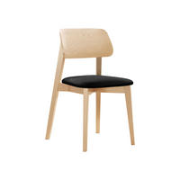 WOHNZIMMER STUHL KT63, Holzfarbe: Buche - Buchefarben/Schwarz, Holz/Textil (47/80/49cm) - MIRJAN24
