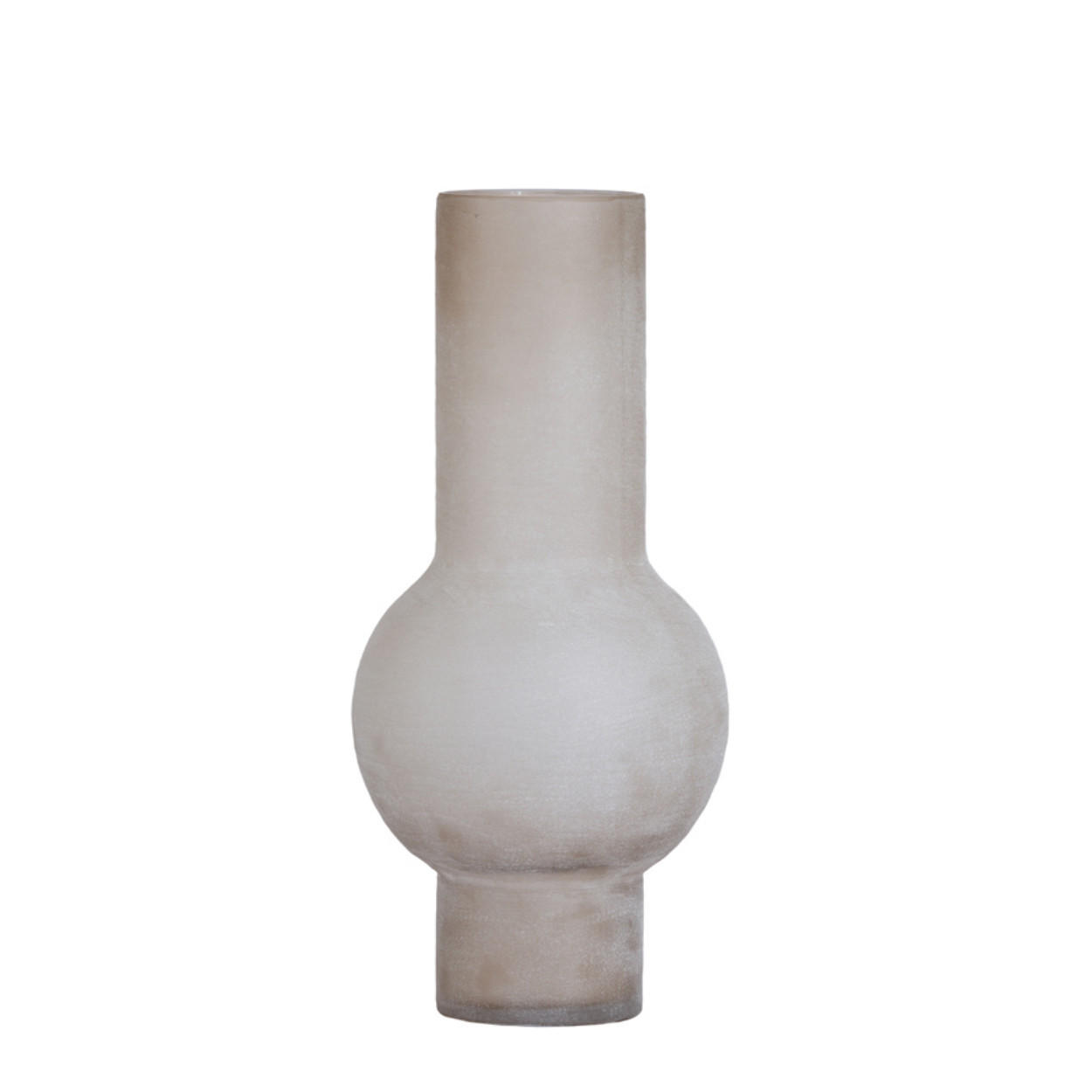 VASE Lazar - Braun - 29/29/63.5 cm - Braun, Glas (63.5cm) - Light & Living