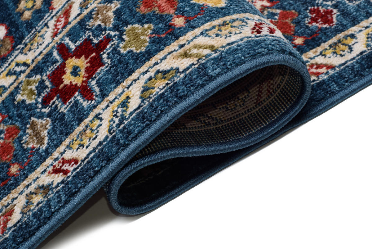 TEPPICH RIVIOLI Blau 80/150 cm - Blau, Textil (80/150cm) - Tapiso
