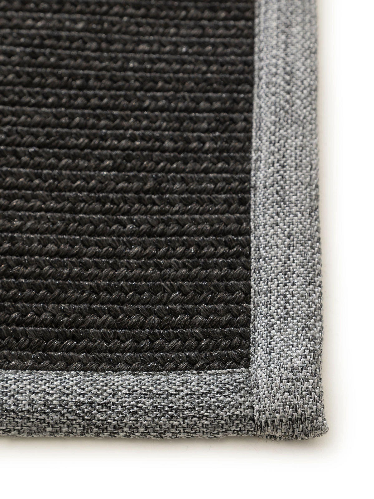 OUTDOORLÄUFER Nandi Schwarz 70x200 cm - Schwarz, Textil (70/200cm) - benuta Nest