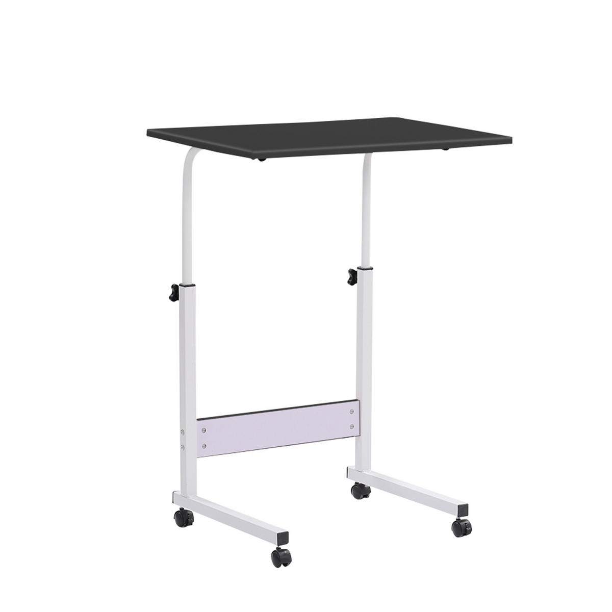 SCHREIBTISCH höhenverstellbar mit Rollen 60x40 cm Büro - Weiß, Kunststoff (40/60/70cm) - Livingandhome
