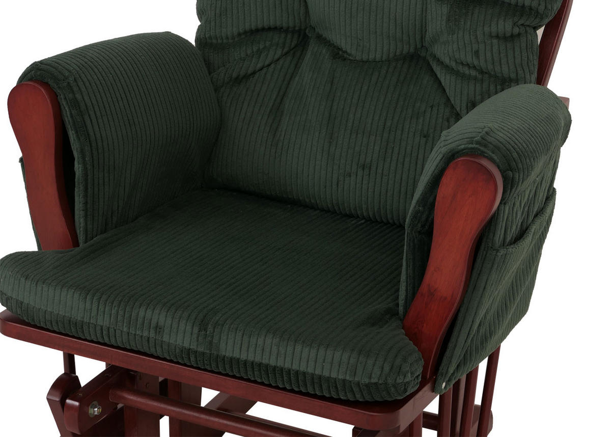 RELAXSESSEL Grün, Braun - Braun/Grün, Textil (74/103/71cm) - MCW