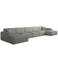 WOHNLANDSCHAFT Celes Premium Xl Scala - Grau, Holzwerkstoff/Textil (462/73/165cm) - Fun Möbel