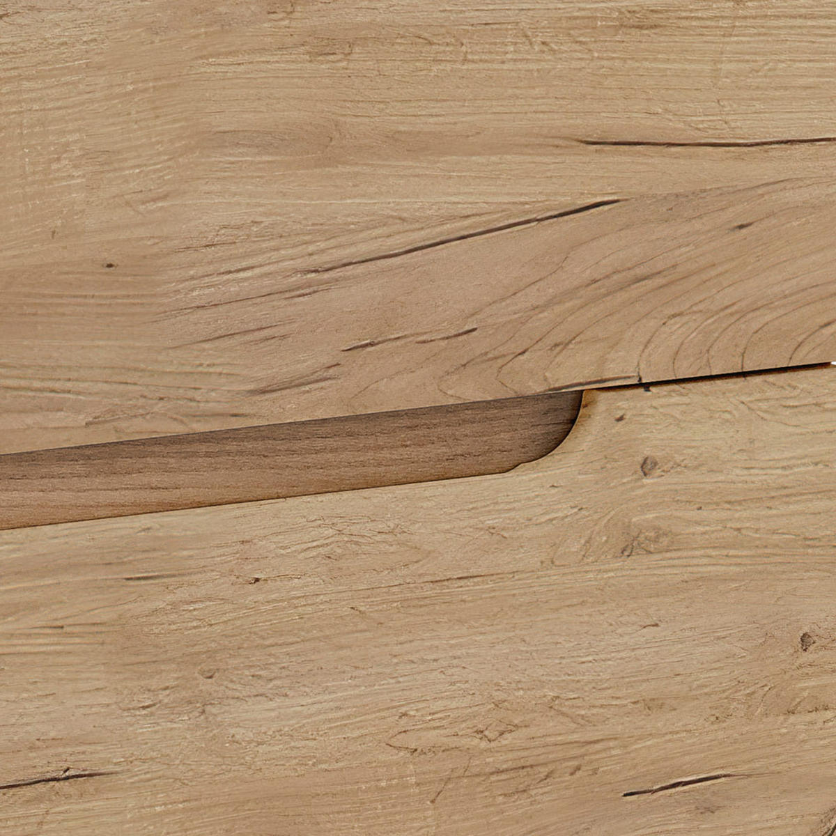 BADMÖBEL-SET 4-TLG. Luton-56 - Braun, Holzwerkstoff (130/200/46cm) - Lomado