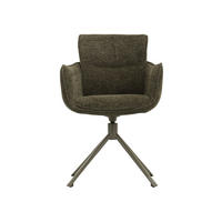 STUHL 100% Polyester 59 x 64 x 87 cm grün POLSTERSTÜHLE #01 - Grün, Kunststoff (59/87/64cm) - Massivmoebel24