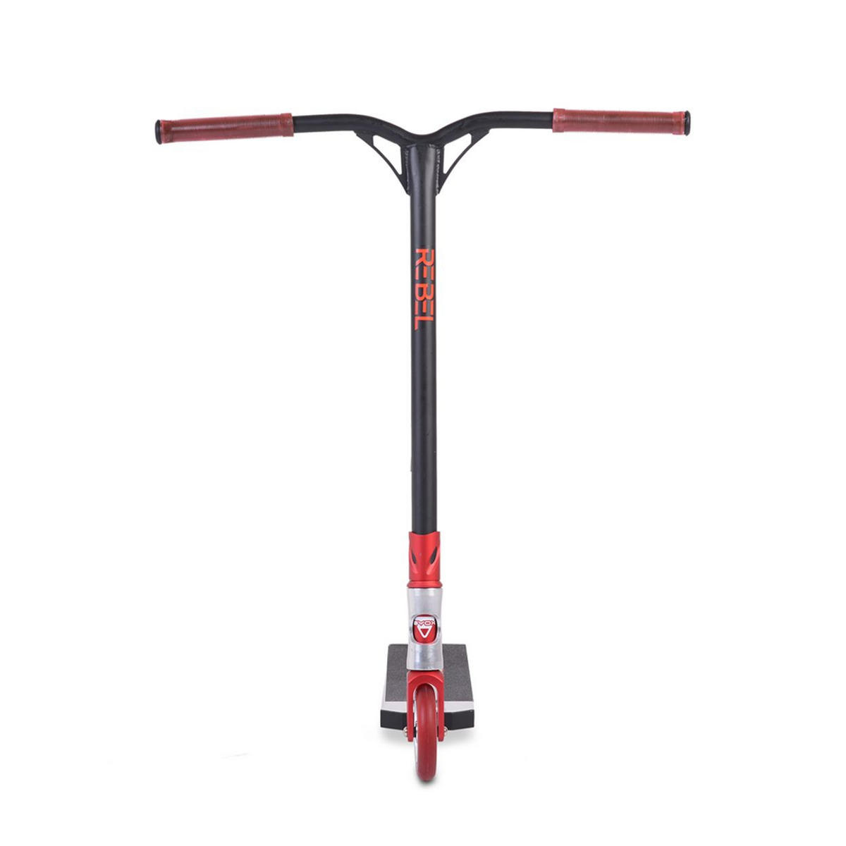 KINDERROLLER Rebel rot Aluminium, ABEC-9 Lager, Stahllenker, PU Räder, Bremse - Rot, Metall (73/64/83cm)