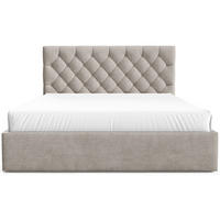 POLSTERBETT Aurevia Beige Samtbezug 140x200 cm - Beige, Textil (140/200cm) - Selsey