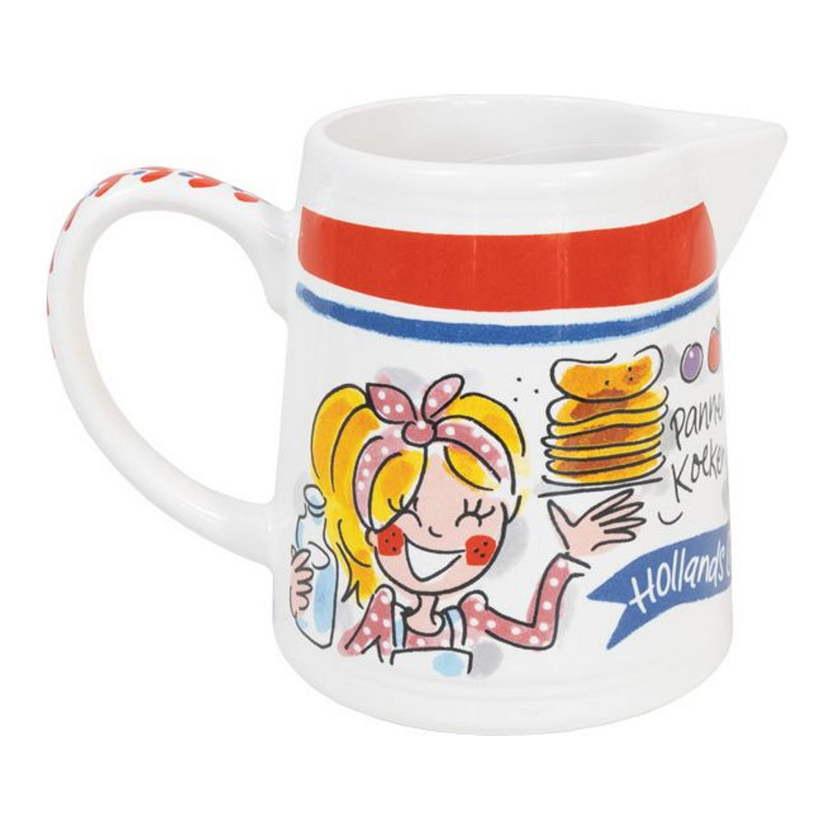 MILCHKANNE Hollands Glorie in Bunt - 9cm - Multicolor, Keramik (0.5L) - Blond Amsterdam