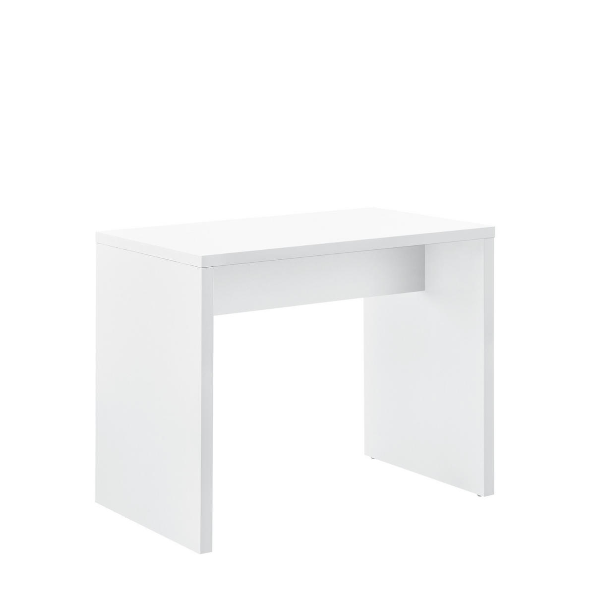SCHMINKTISCH - Weiß, Holzwerkstoff (75/141/40cm) - [en.casa]