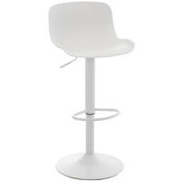 BARHOCKER Almada 81-102 cm weiß - Weiß, Kunststoff (44/81/44cm) - furnicato
