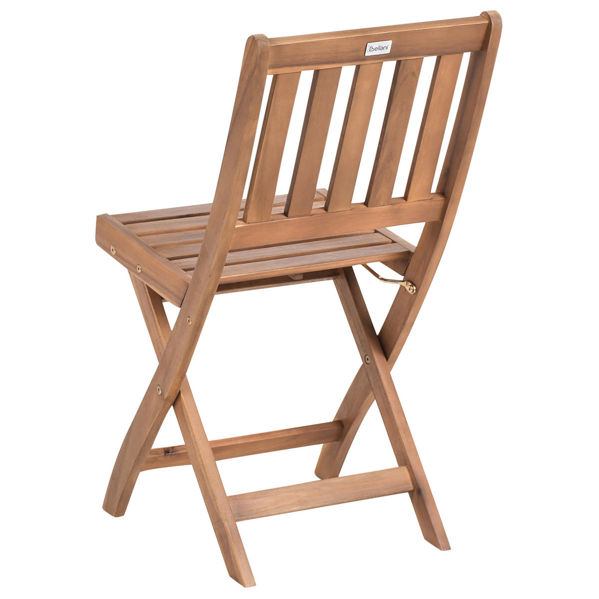 BISTRO-SET Braun Febbio - Braun, Holz - Beliani