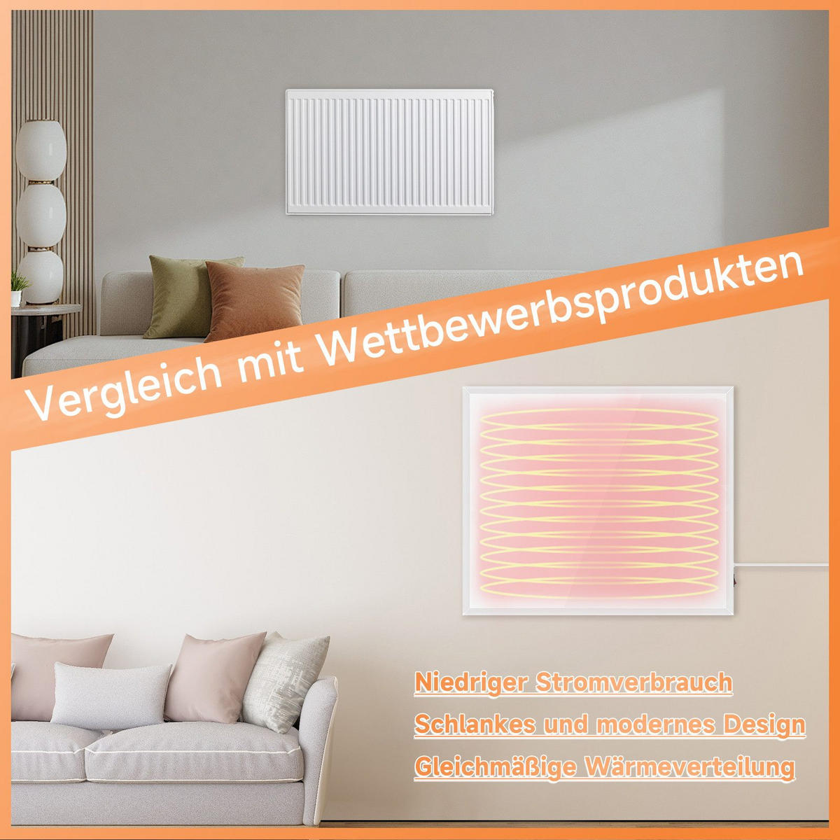 HEIZKÖRPER Hitzeperl - Weiß, Metall (52/1.5/62cm) - Nettlife