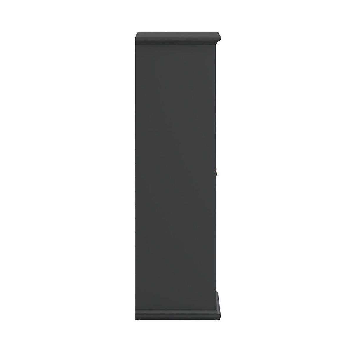 GARDEROBENSCHRANK mattgrau - Grau, Holzwerkstoff (139/201/60cm) - ebuy24