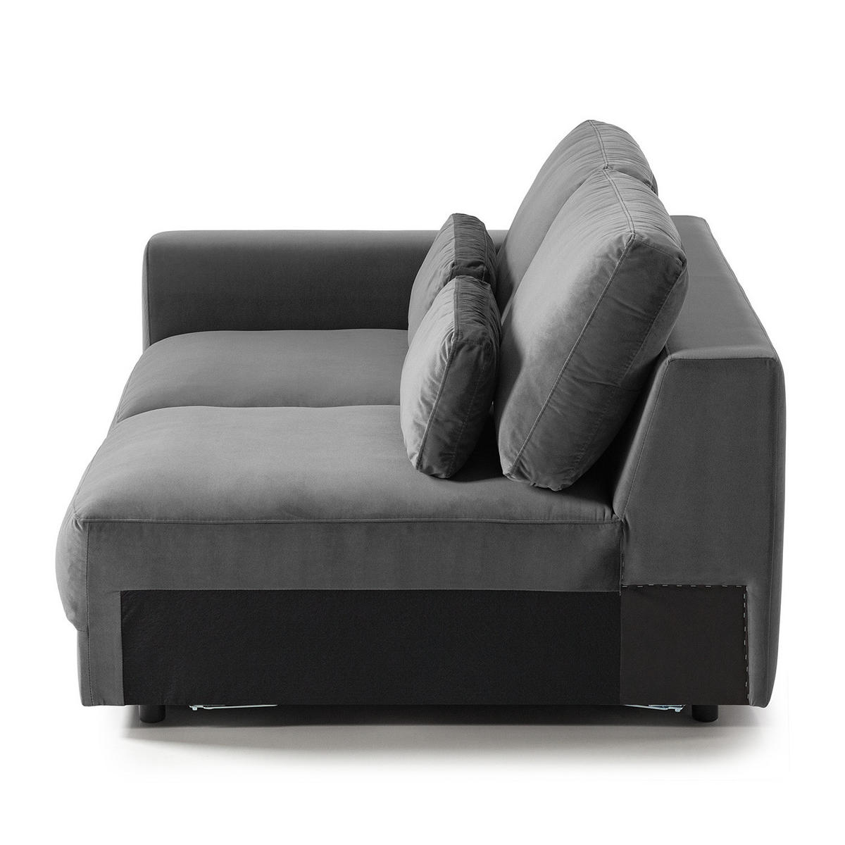 2-SITZER MODULSOFA - Grau, Textil (158/80/117cm) - home24