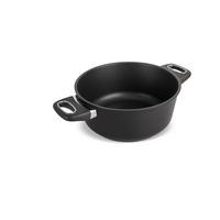 BRATENTOPF INDUKTION ⌀24cm - Schwarz, Kunststoff/Metall (24cm) - Gastrolux