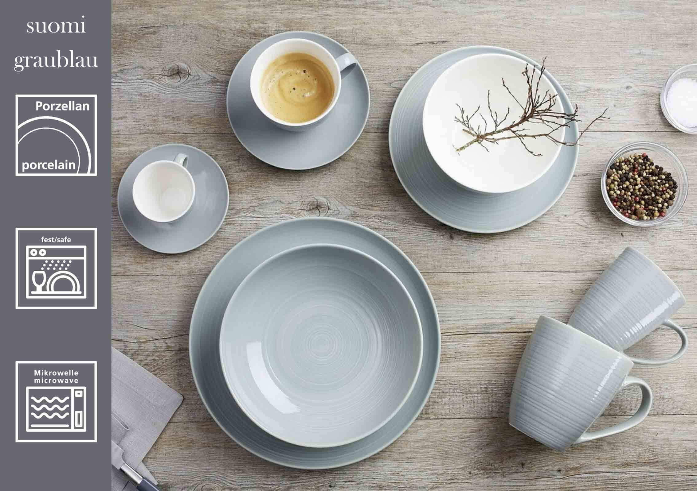 MÜSLISCHALEN Suomi Blau ø 14 cm 2er Set - Blau, Keramik (14cm) - Ritzenhoff Breker