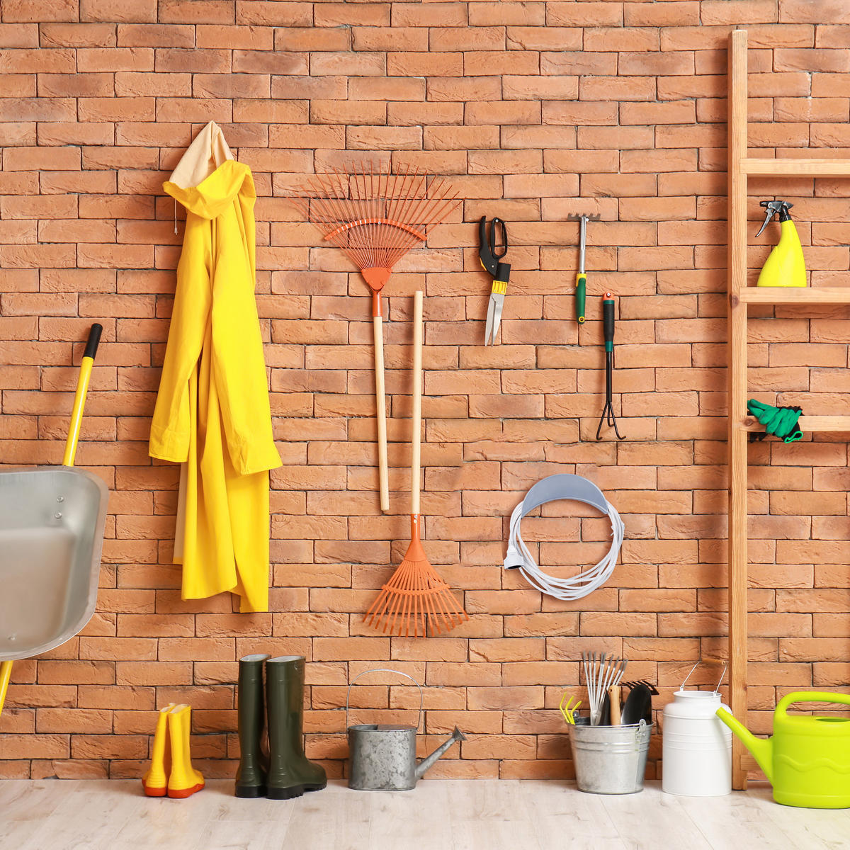 SCHLAUCHHALTER - Grau, Metall (28/13/13cm) - Relaxdays