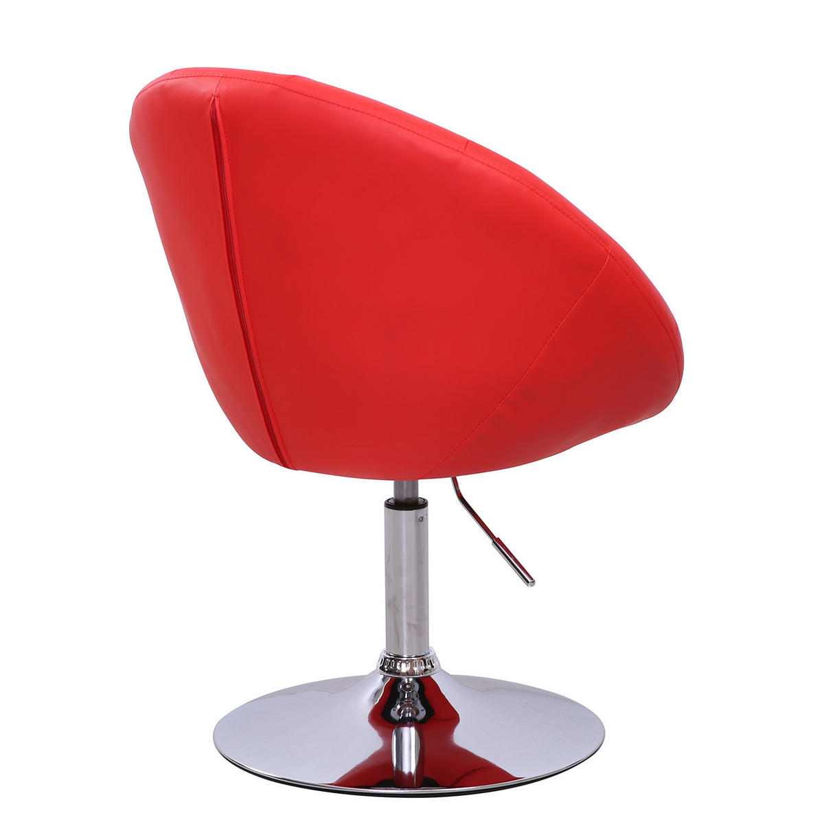 COCKTAILSESSEL HAVANNA Kunstleder Rot - Rot, Textil/Metall (62/88/58cm) - SVITA