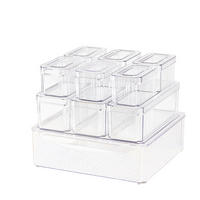 KÜHLSCHRANKBOXEN 10-TLG. mit Deckel Transparent PET - Transparent, Kunststoff (30/9.8/30cm) - Livingandhome