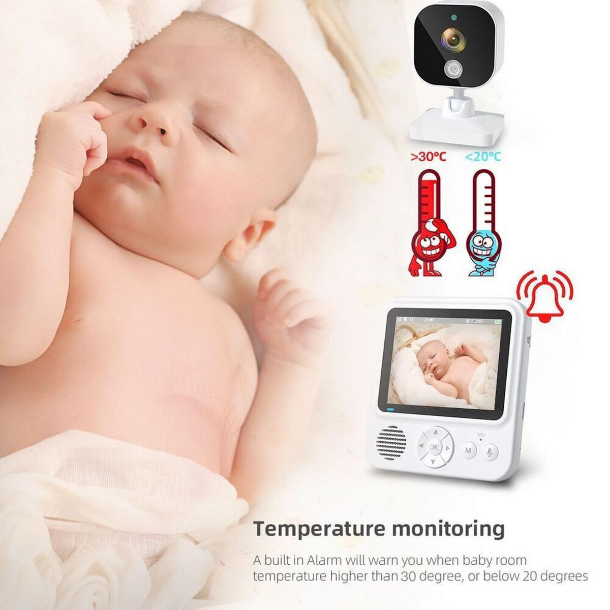 BABYPHONE, EU-Stecker, Weiß,Programmierbare Zeitschaltuhr - Weiß, Kunststoff - Authentics