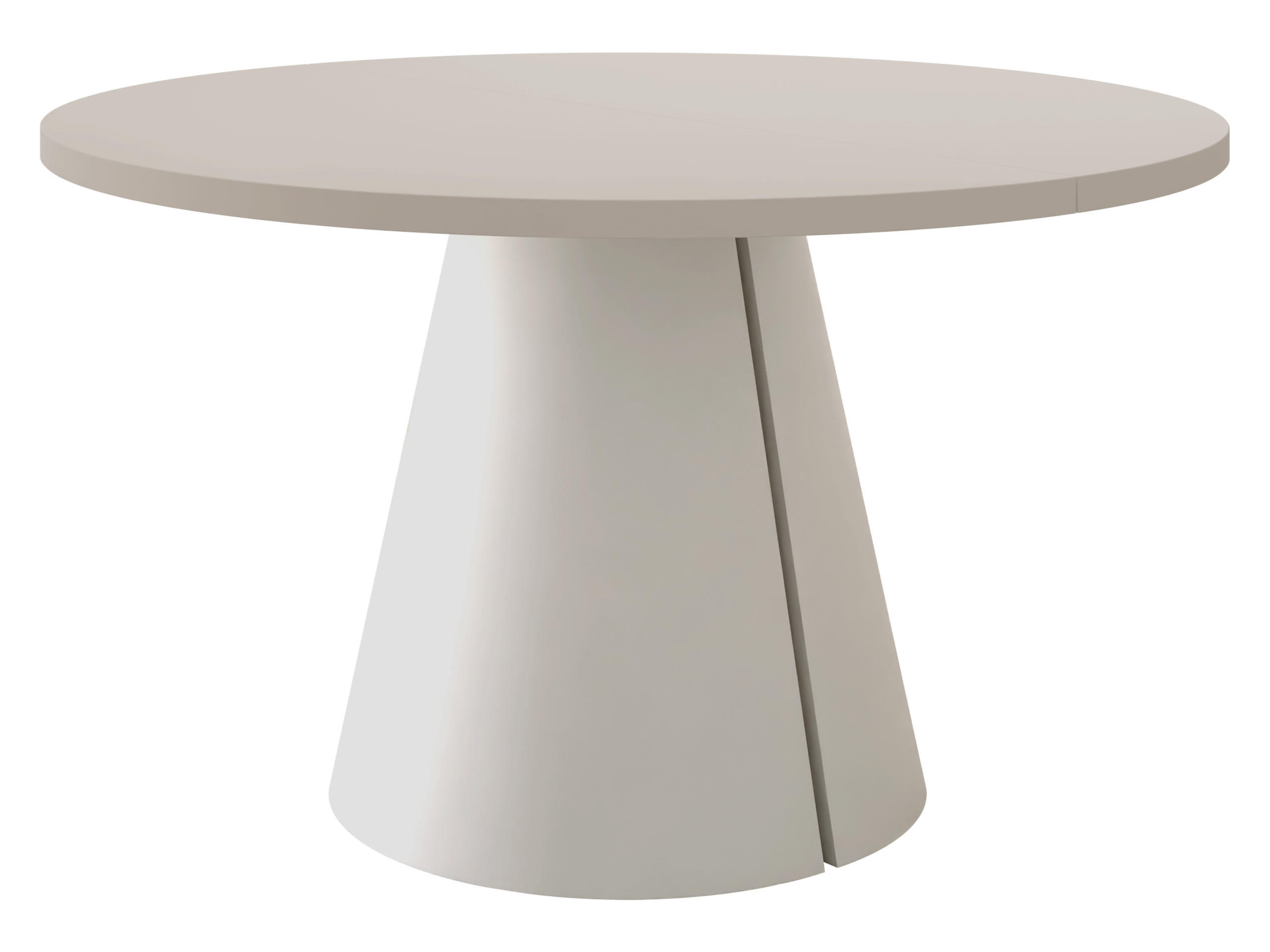 ESSTISCH Calma Cashmere 100 - Kaschmir, Holzwerkstoff/Metall (100/100/76cm) - MIRJAN24